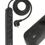 Art Πολύπριζο 4 Θέσεων με USB-A, USB-C και Καλώδιο 3m
