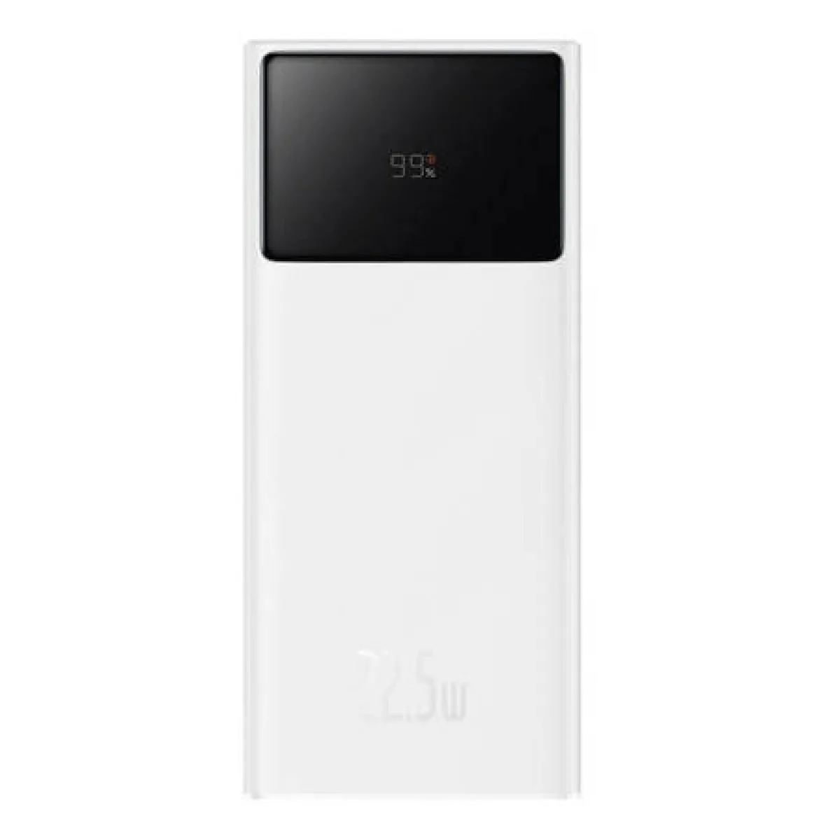 Baseus Star-Lord Power Bank 20000mAh 22.5W με 2 Θύρες USB-A και Θύρα USB-C Λευκό Baseus Star-Lord Power Bank 20000mAh 22.5W με 2 Θύρες USB-A και Θύρα USB-C Λευκό - Image 1