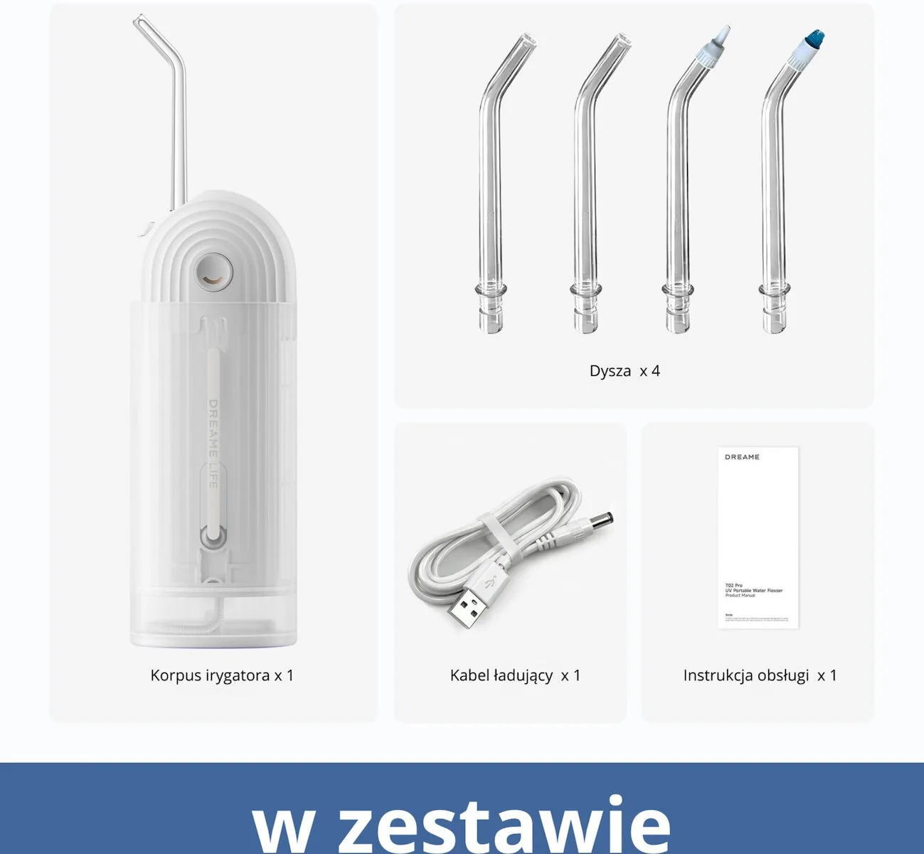 Dreame Water Flosser με Αισθητήρα Πίεσης Λευκό Dreame Water Flosser με Αισθητήρα Πίεσης Λευκό - Image 1
