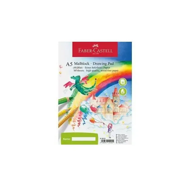 Faber-Castell Μπλοκ Σχεδίου Sketchbook Α5 14.8x21cm 212051