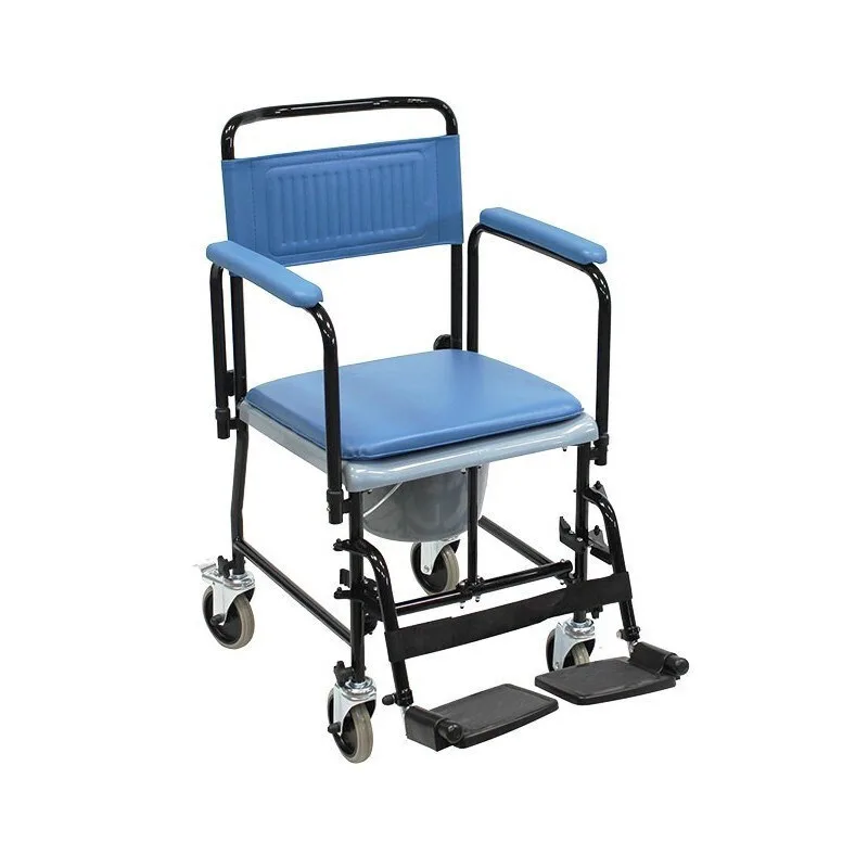 Folding Sanitary Toilet Wheelchair Folding Sanitary Toilet Wheelchair - Image 1