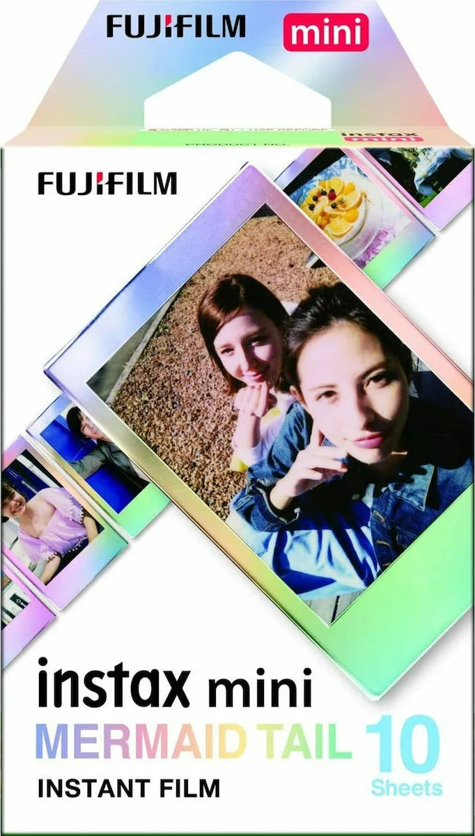 Fujifilm Color Instax Mini Instant Φιλμ 16331577 (10 Exposures) Mermaid Tail Fujifilm Color Instax Mini Instant Φιλμ 16331577 (10 Exposures) Mermaid Tail - Image 1
