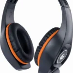 Gembird GHS-05-O Over Ear Gaming Headset με σύνδεση 3.5mm Πορτοκαλί