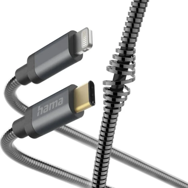 HAMA USB-C to Lightning Cable Γκρι 1.5m (2015520000)