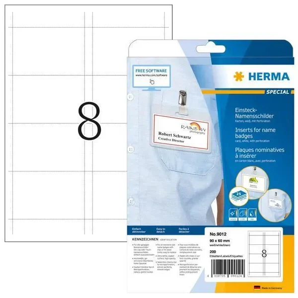 Herma Αναλώσιμα Ιατρείου 200τμχ 9012