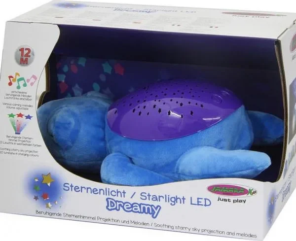 Jamara Παιχνίδι Ύπνου Night Lamp Dreamy Turtle από Ύφασμα με Φως και Ήχους για 6+ Μηνών 460431
