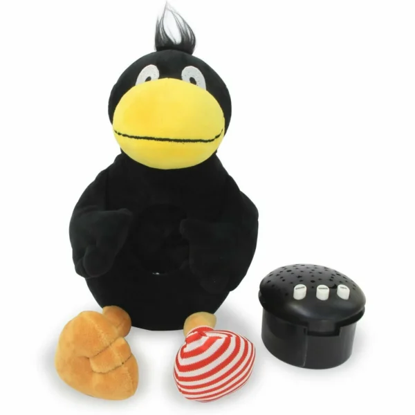 Jamara Παιχνίδι Ύπνου Starlight The little Raven "Sock" από Ύφασμα με Φως και Ήχους για Νεογέννητα 466500