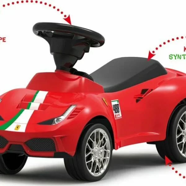 Jamara Push-Car Ferrari 488 Αυτοκινητάκι Ride On για 12+ μηνών Κόκκινο