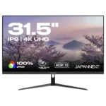 Japannext IPS HDR Monitor 31.5" 4K 3840x2160 με Χρόνο Απόκρισης 5ms GTG