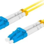 Lanberg Καλώδιο Οπτικής Ίνας LC/UPC-LC/UPC 5m Κίτρινο FO-LULU-SD11-0050-YE