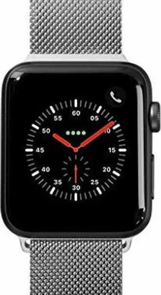 Laut Steel Loop Λουράκι Ανοξείδωτο Ατσάλι Ασημί (Apple Watch 42/44/45mm/Ultra 49mm) LAUT_AWL_ST_SL