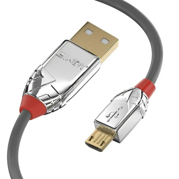 Lindy Regular USB 2.0 to micro USB Cable Γκρι 0.5m (36651)