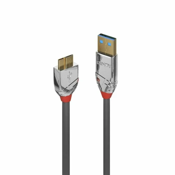 Lindy Regular USB 2.0 to micro USB Cable Γκρι 2m (36658)