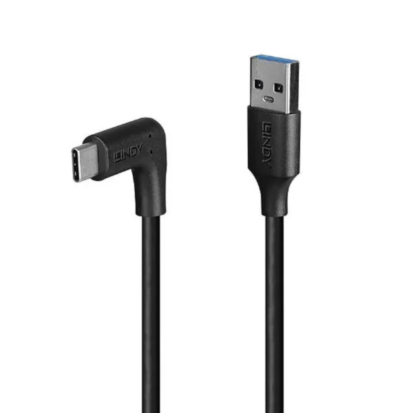 Lindy USB 2.0 Cable USB-C male - USB-A Μαύρο 1.5m 32014