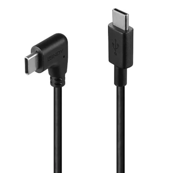 Lindy USB 2.0 Cable USB-C male - USB-C 15W PD Μαύρο 1m 32005