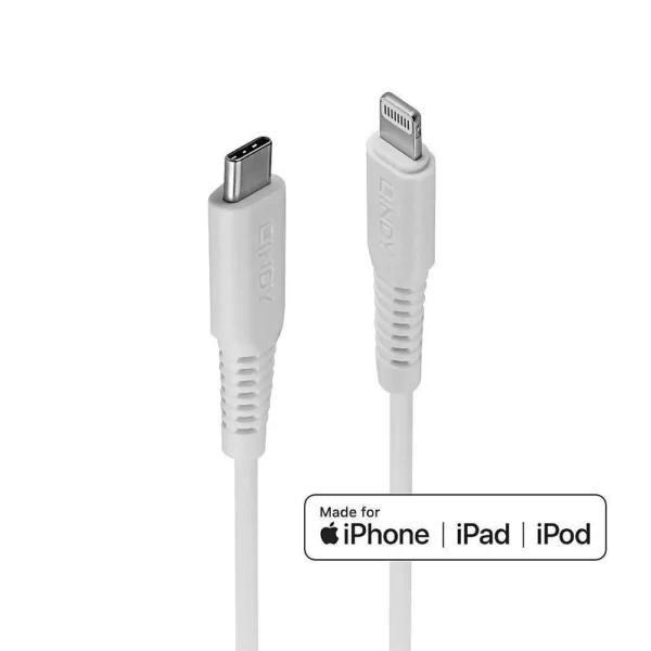 Lindy USB-C to Lightning Cable Λευκό 0.5m (31315)