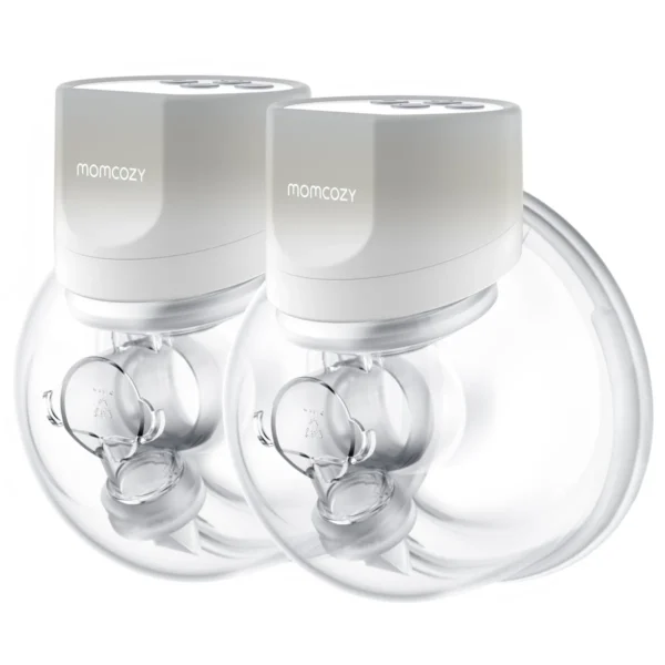 Momcozy Ηλεκτρικό Διπλό Θήλαστρο Μπαταρίας Χωρίς BPA Γκρι 180ml