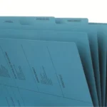 Pagna Briefcase Personalakte 5 Fächer Blau