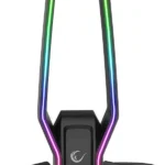 Rampage Rampage Igris Rgb Usb Usb-c Headphone Stand Black