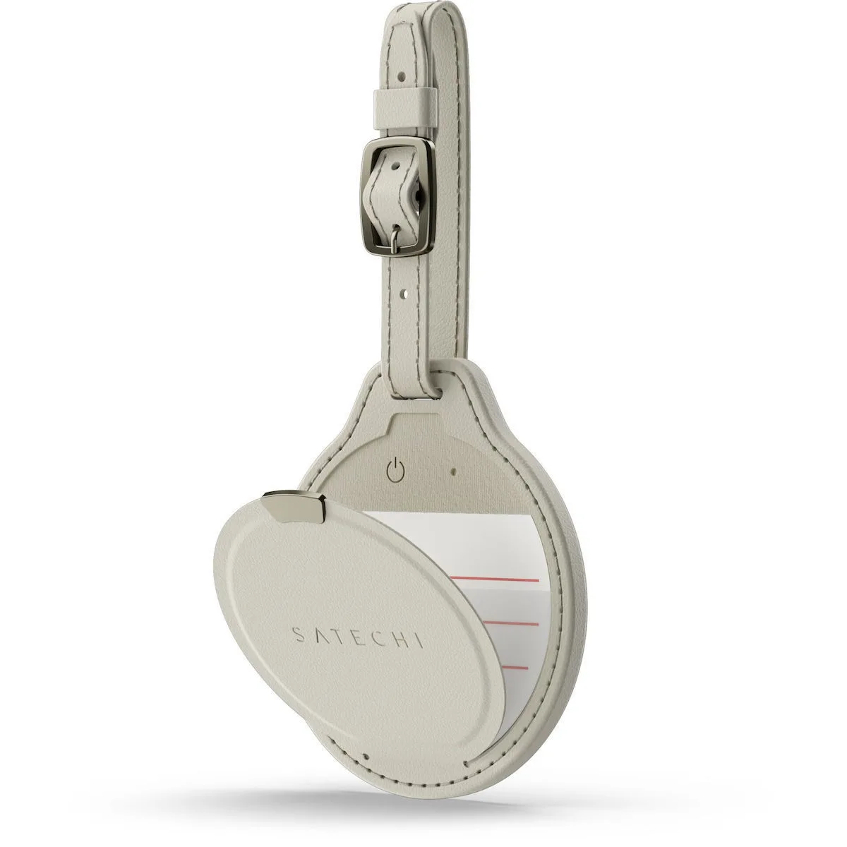 Satechi Vegan-leather Findall Luggage Tag Sand Satechi Vegan-leather Findall Luggage Tag Sand - Image 1