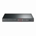 TP-LINK TL-SL1218MP v1 Unmanaged L2 PoE+ Switch με 16 Θύρες Gigabit (1Gbps) Ethernet και 2 SFP Θύρες