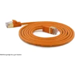 Wantec S/FTP Cat.7 (10Gbps) Καλώδιο Δικτύου Ethernet 0.5m Πορτοκαλί 7144