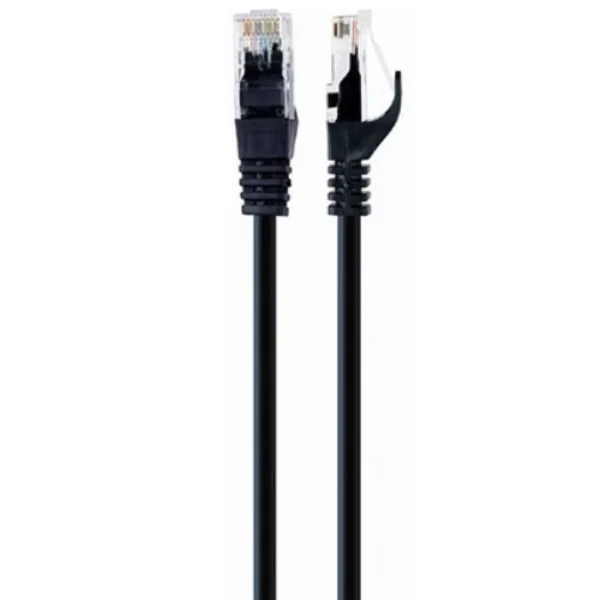 Cablexpert U/UTP Cat.6 (Gigabit) Καλώδιο Δικτύου Ethernet 1m Μαύρο PP6U-1M/BK