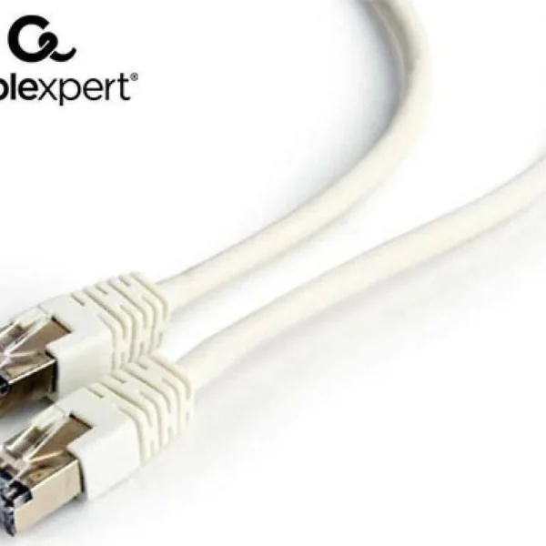 Cablexpert U/UTP Cat.6 (Gigabit) Καλώδιο Δικτύου Ethernet 0.25m Λευκό PP6-0.25M/W