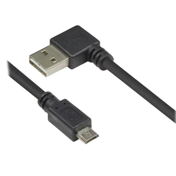 Good Connections Regular USB 2.0 to micro USB Cable Μαύρο 0.5m 2510-EUM005W 1τμχ