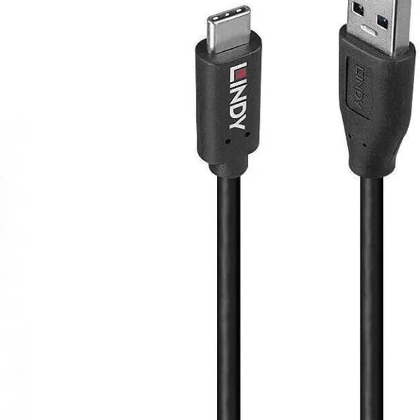 Lindy USB 3.2 Cable USB-C male - USB-A 15W PD 0.5m 36970