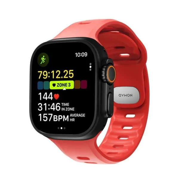 Nomad Λουράκι Σιλικόνης με Pin Μπεζ (Galaxy Watch Ultra / Ultra 2Apple Watch 44/45/46mm/Ultra 49mmAmazfit Pace)