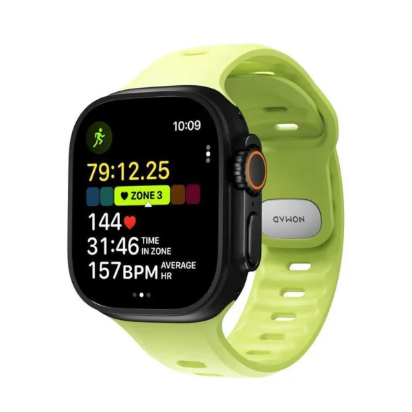 Nomad Tempo Λουράκι Σιλικόνης με Pin Πράσινο (Apple Watch 44/45/46mm/Ultra 49mm)