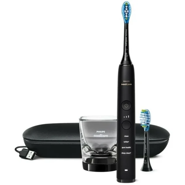 Philips Sonicare Diamondclean 9000 Ηλεκτρική Οδοντόβουρτσα Μπαταρίας Μαύρη